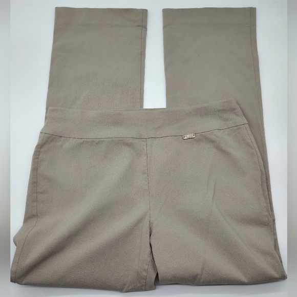 INC International Concepts Comfort Control Tan Boot Cut Pants - Picture 1 of 8